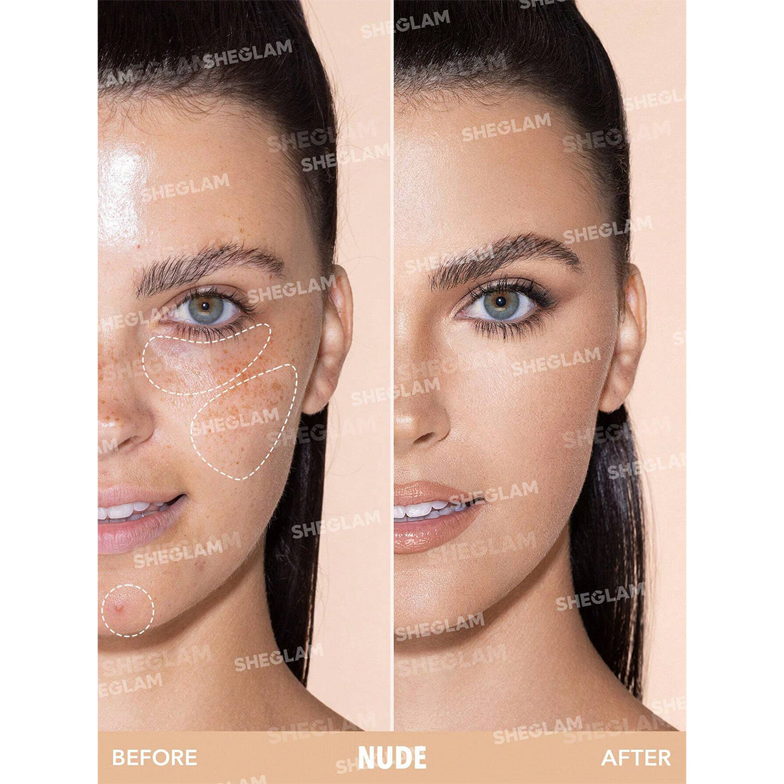 Like Magic 12hr Full Coverage Concealer Nude_SHE054_Sheglam-2