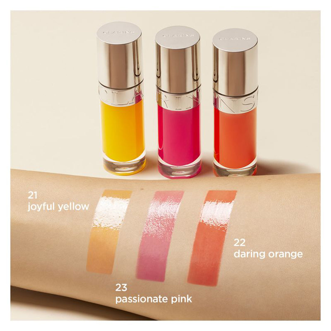 Lip Comfort Oil Power Of Colors Olio Labbra 21 Joyful Yellow_CLA80105092_Clarins-5