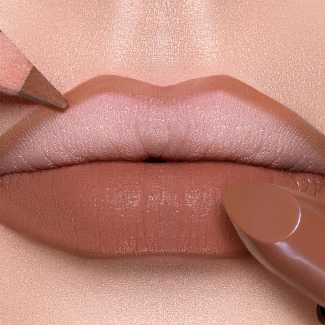 Lip Contour Kit Rossetto + Matita Labbra 502+ Warm Sand_DDP101502_Diego Dalla Palma-6