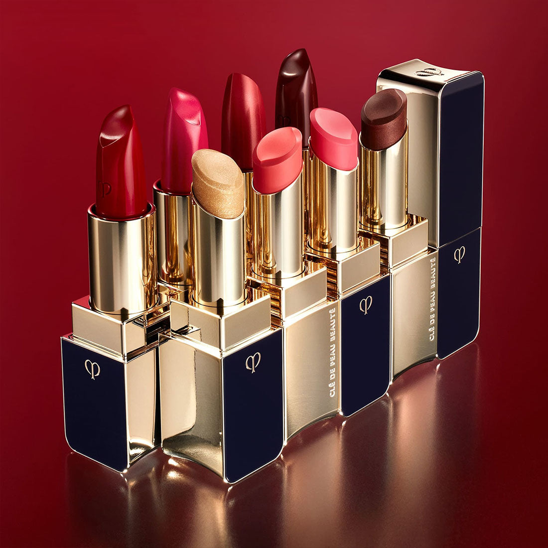Lipstick Shine Rossetto Brillante Finish Lucido 216 Always Right Red_CDP10117066101_CLE' DE PEAU BEAUTE'-5