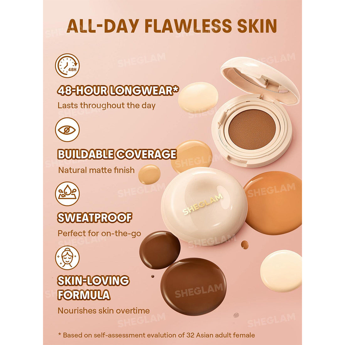 Lock & Go Long Lasting Cushion Foundation_SHE255_SHEGLAM-2