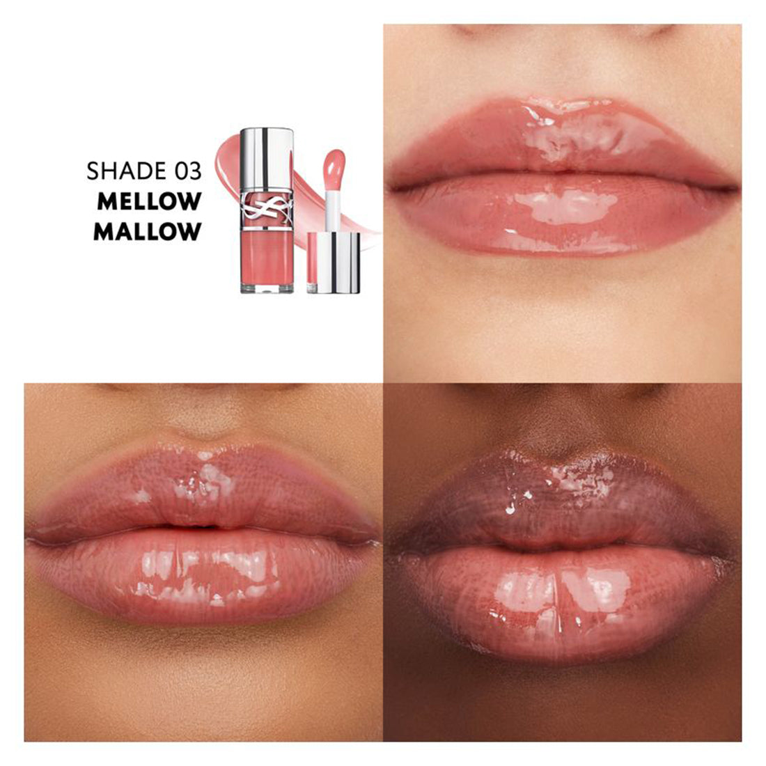 Loveshine Plumpling Lip Oil Gloss 03 Mellow Mallow_YSLF8338400_YSL-4