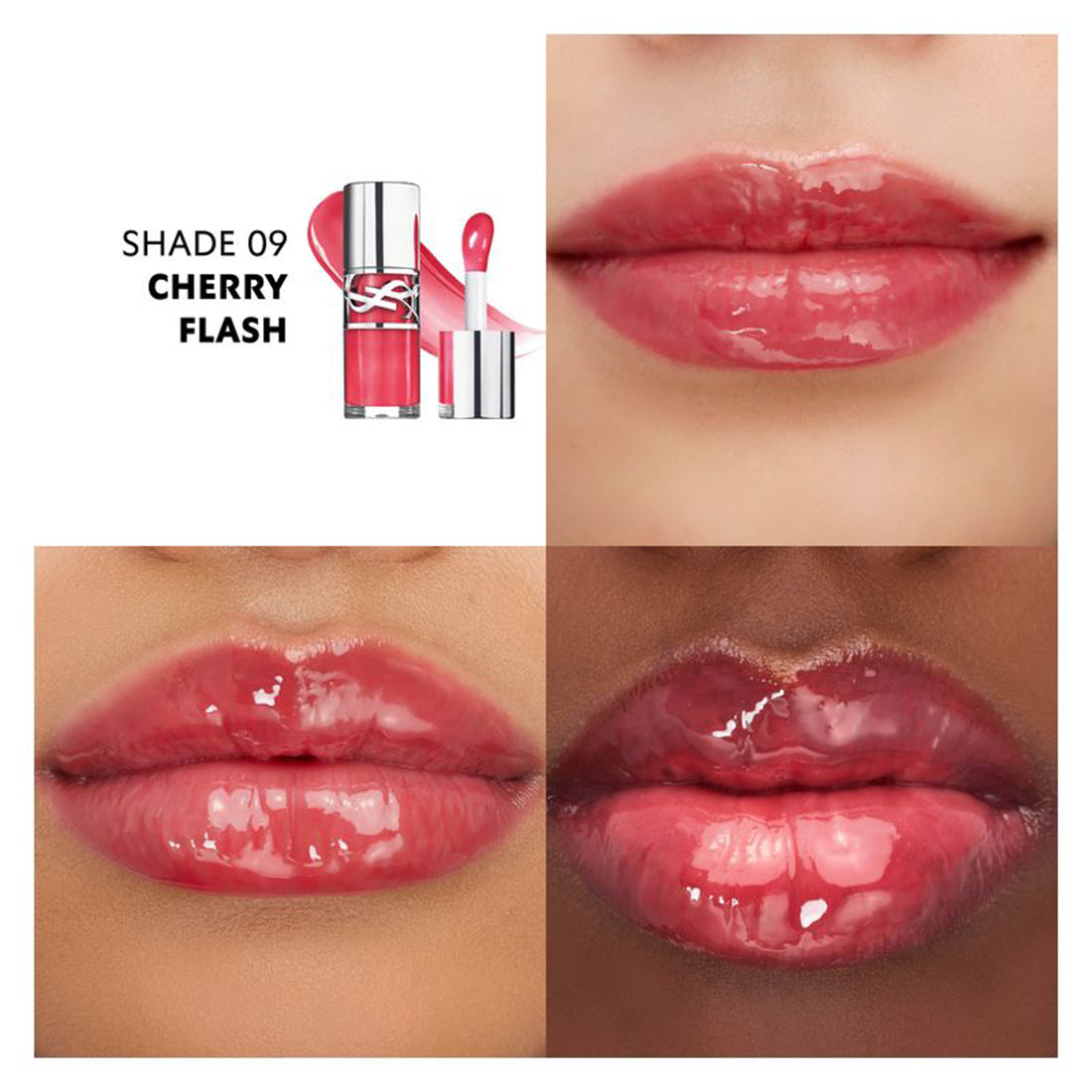 Loveshine Plumpling Lip Oil Gloss 09 Cherry Flash_YSLF8339000_YSL-4