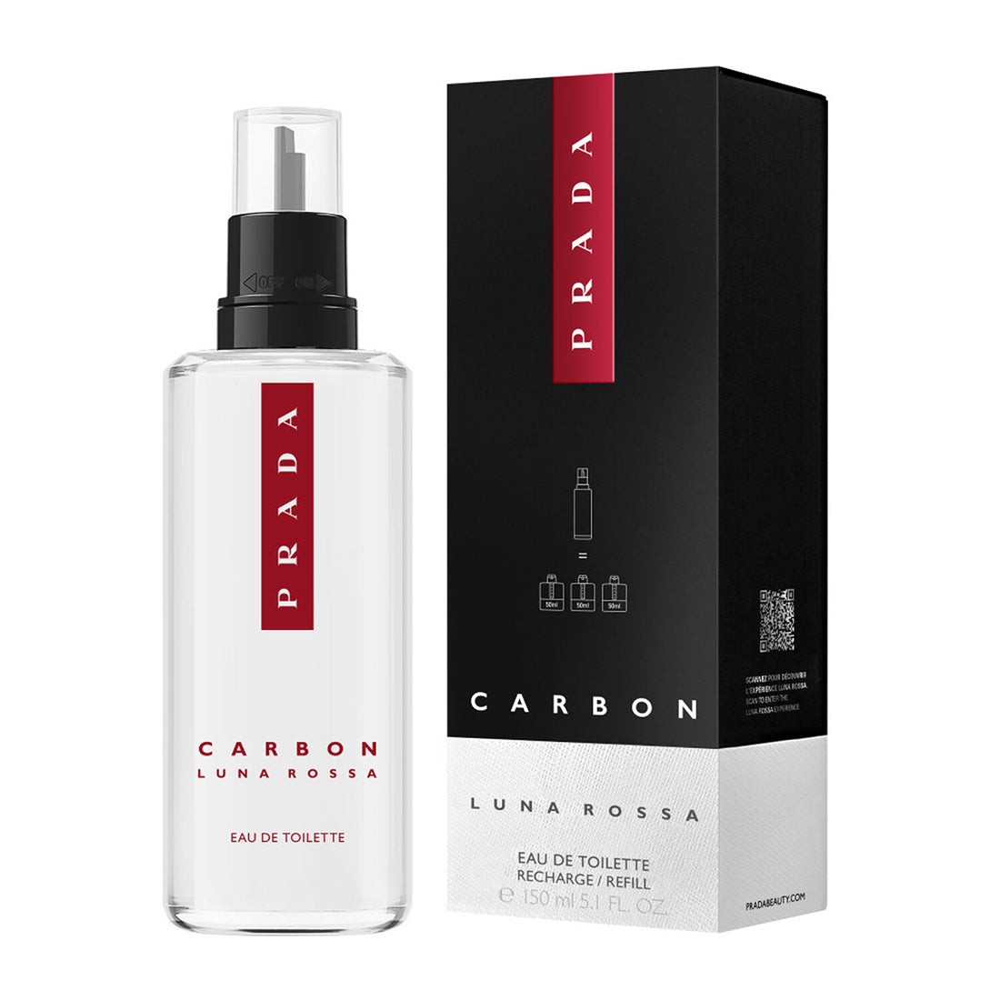 Luna Rossa Carbon Eau De Toilette Ricarica 150 ML_PRA443200_Prada-2
