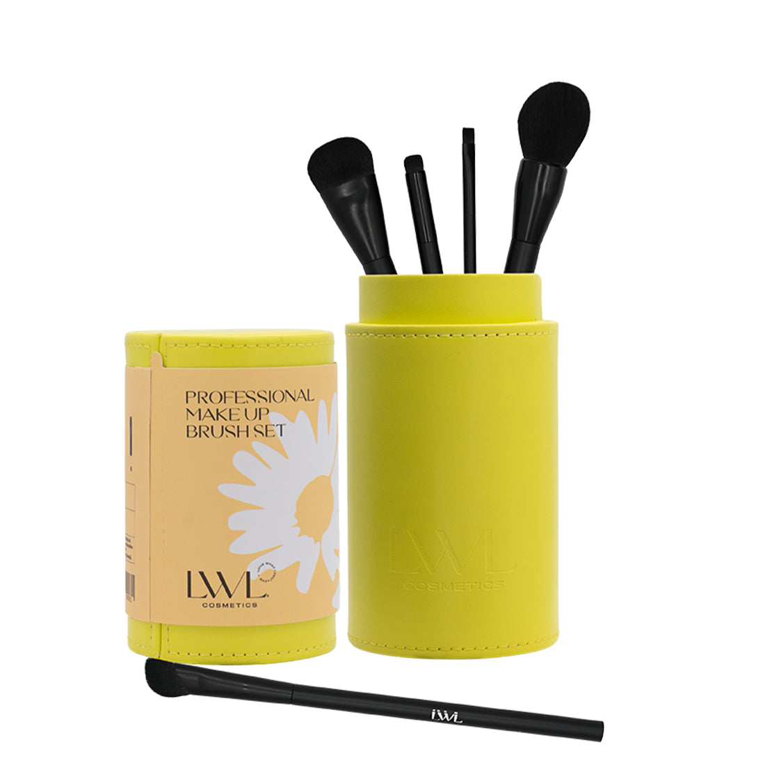 Make Up Brush Set Lime Edition_LWL109003_LWL COSMETICS