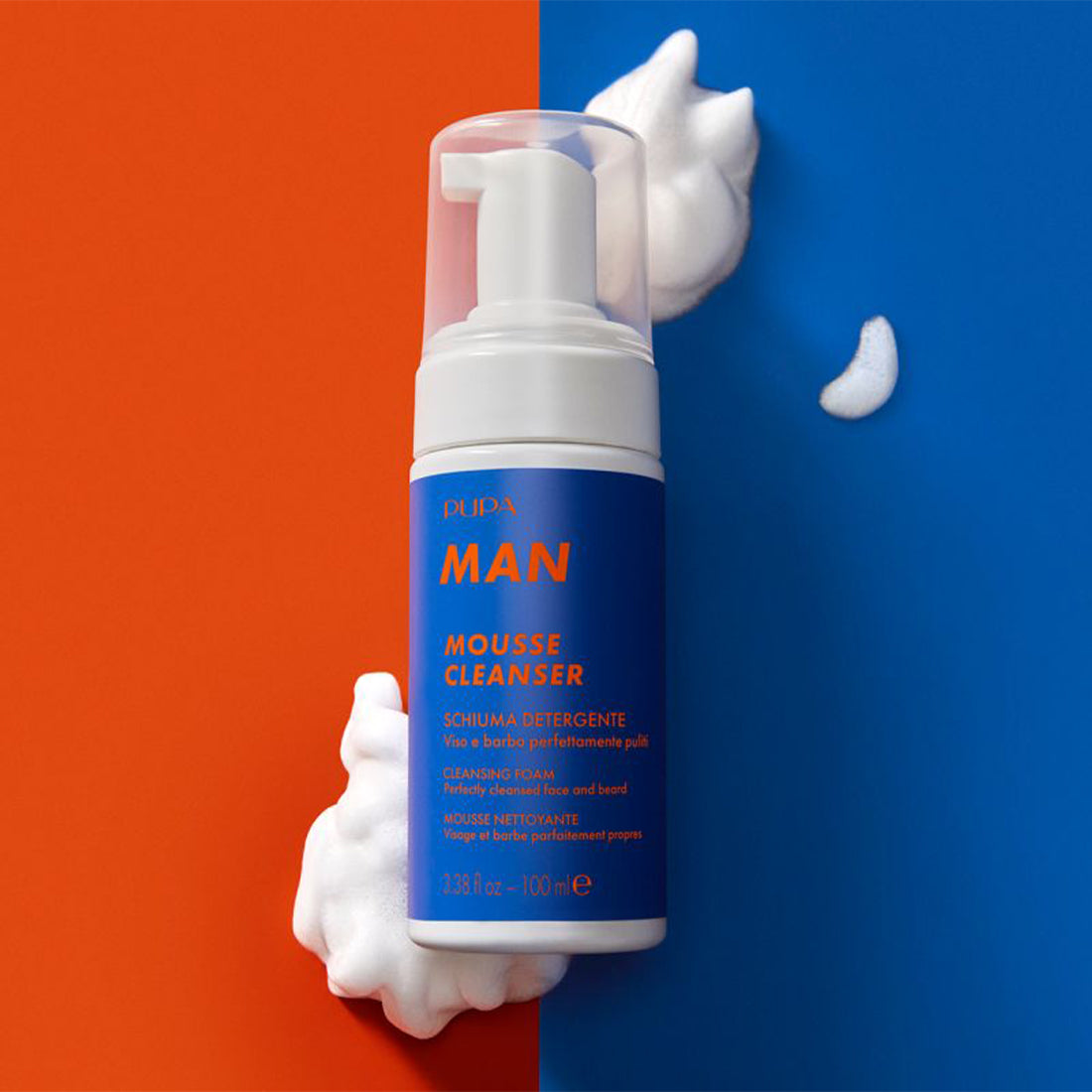 Man Mousse Cleanser Schiuma Detergente 100 ML_PUP2T3F01A001_Pupa-3