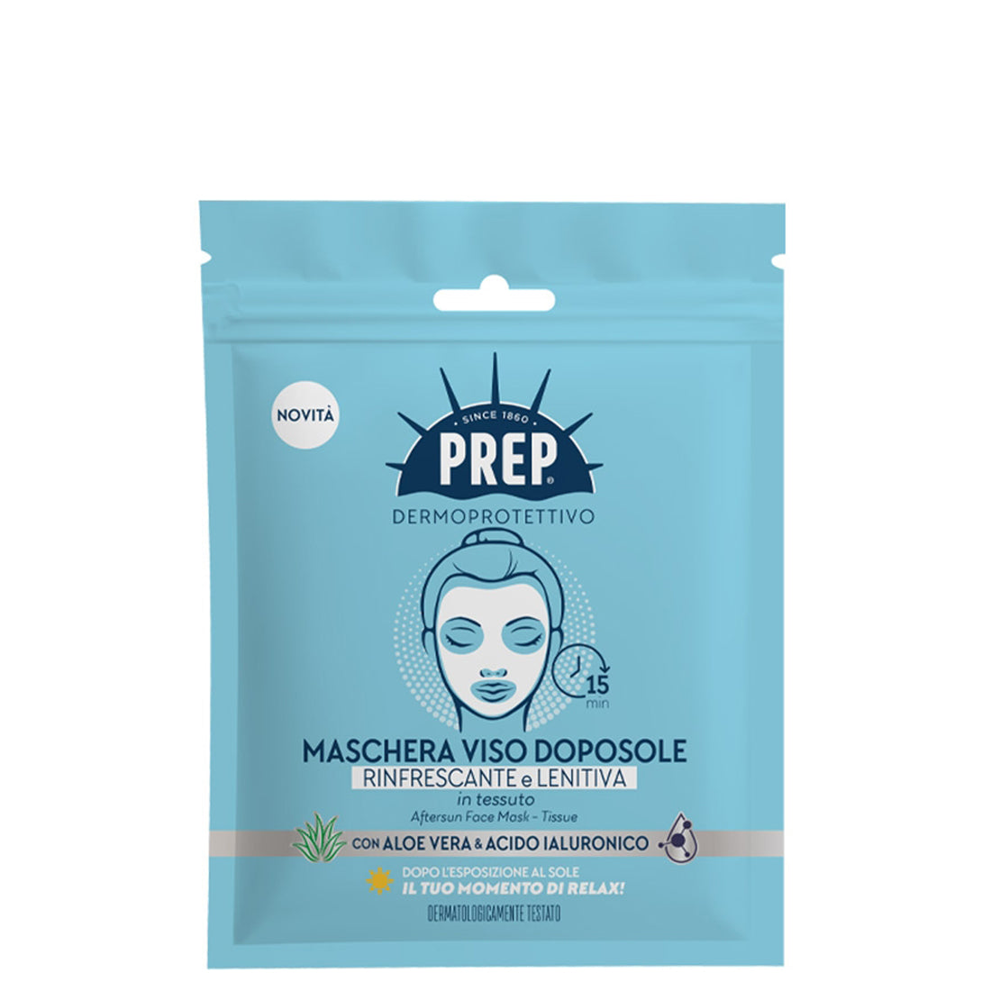 Maschera Viso Doposole Rinfrescante Lenitiva_PRE2044700_Prep
