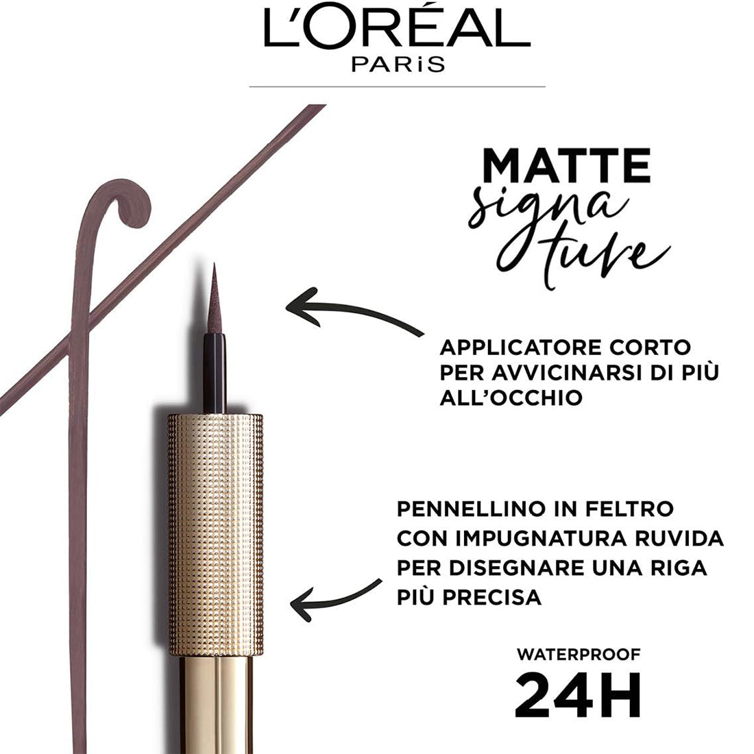 Matte Signature Eyeliner Matte 03 Brown_COR5242_L'Oreal-2