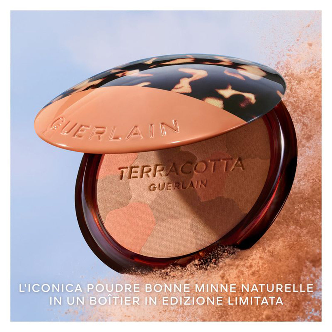 Terracotta Ecailles La Poudre Eclat Bonne Mine Naturelle Edizione Limitata 03 Moyen Dorè/ Medium Warm_GUE044282_Guerlain-5
