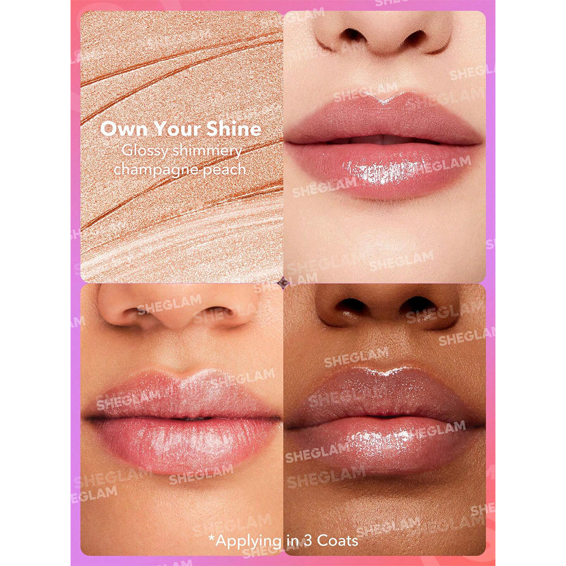 Mirror Kiss Hogh Lipstick Own Your Shine_SHE039_Sheglam-2