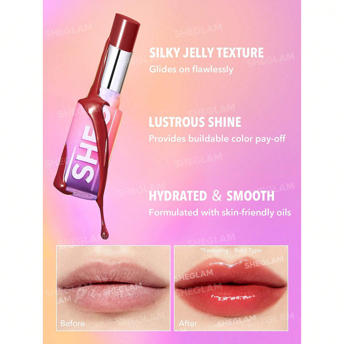 Mirror Kiss Hogh Lipstick Rule Breaker_SHE037_SHEGLAM-3