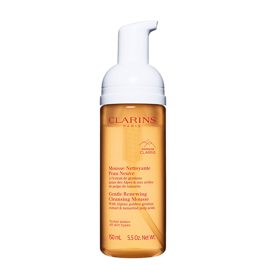 Mousse Nettoyante Peau Neuve Mousse Detergente Rinnovatrice 150 ML_CLA80071909_Clarins