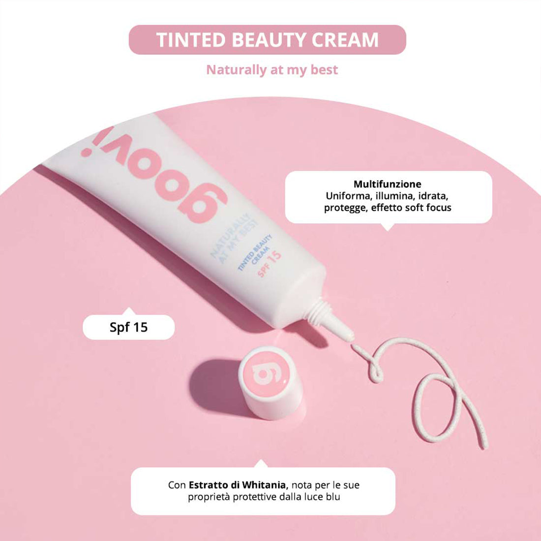 Naturally At My Best Tinted Beauty Cream Crema Colorata Multifunzione 03 Dark_GOO861612_GOOVI-6