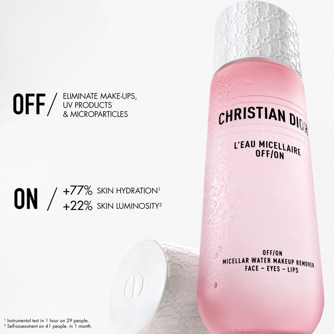 L’Eau Micellaire OFF/ON Acqua micellare struccante make-up per viso, occhi, labbra 175 ml_CDE000000860_Dior-3