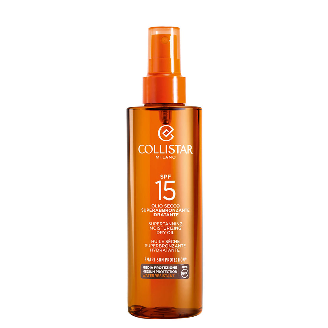 Olio Secco Superabbronzante Idratante SPF 15 200 ML_COL26061_Collistar