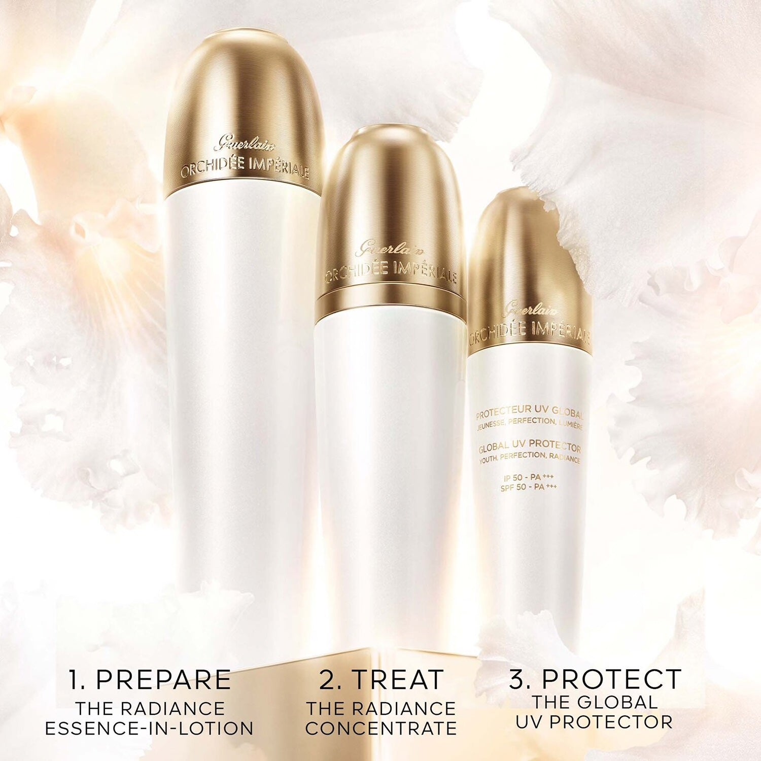 Orchidee Imperiale Protecteur UV Global Fluido ad Alta Protezione SPF 50 30 ML_GUE061667_Guerlain-4