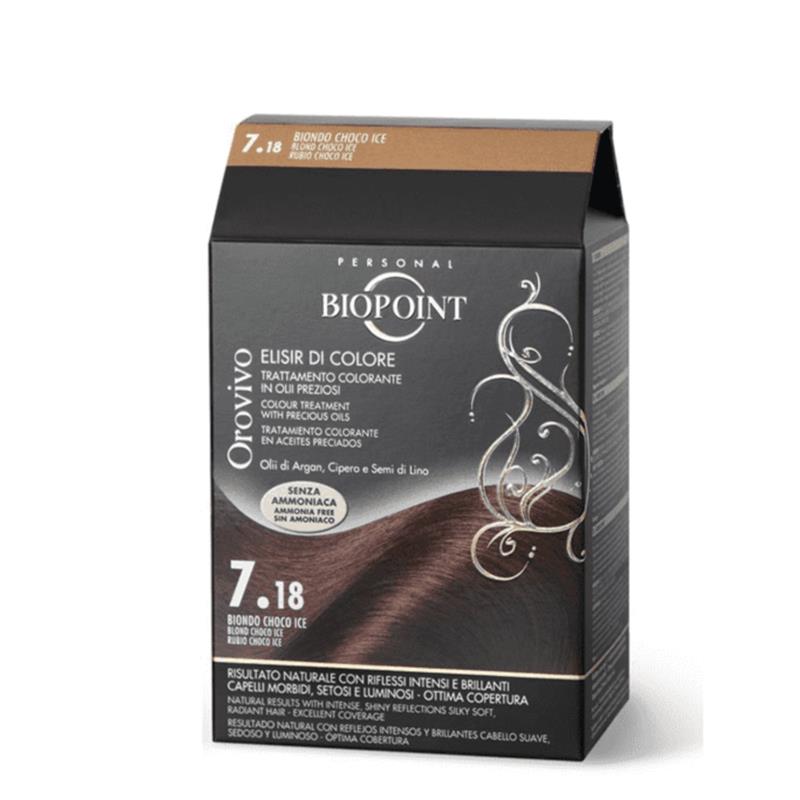 Orovivo Elisir di Colore 7.18 Biondo Choco Ice_BIO20718_Biopoint