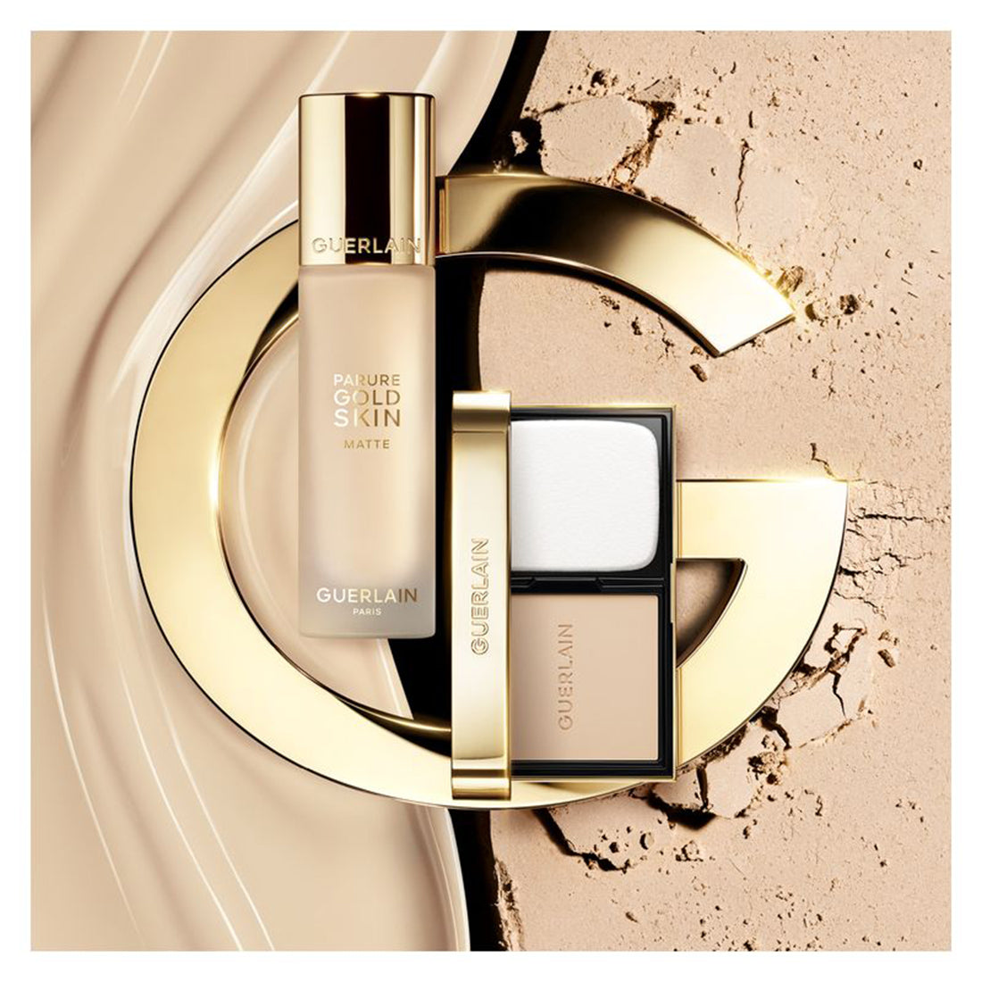 Parure Gold Skin Control Fondotinta Compatto Finish Matte 3N Neutro_GUE043793_Guerlain-6