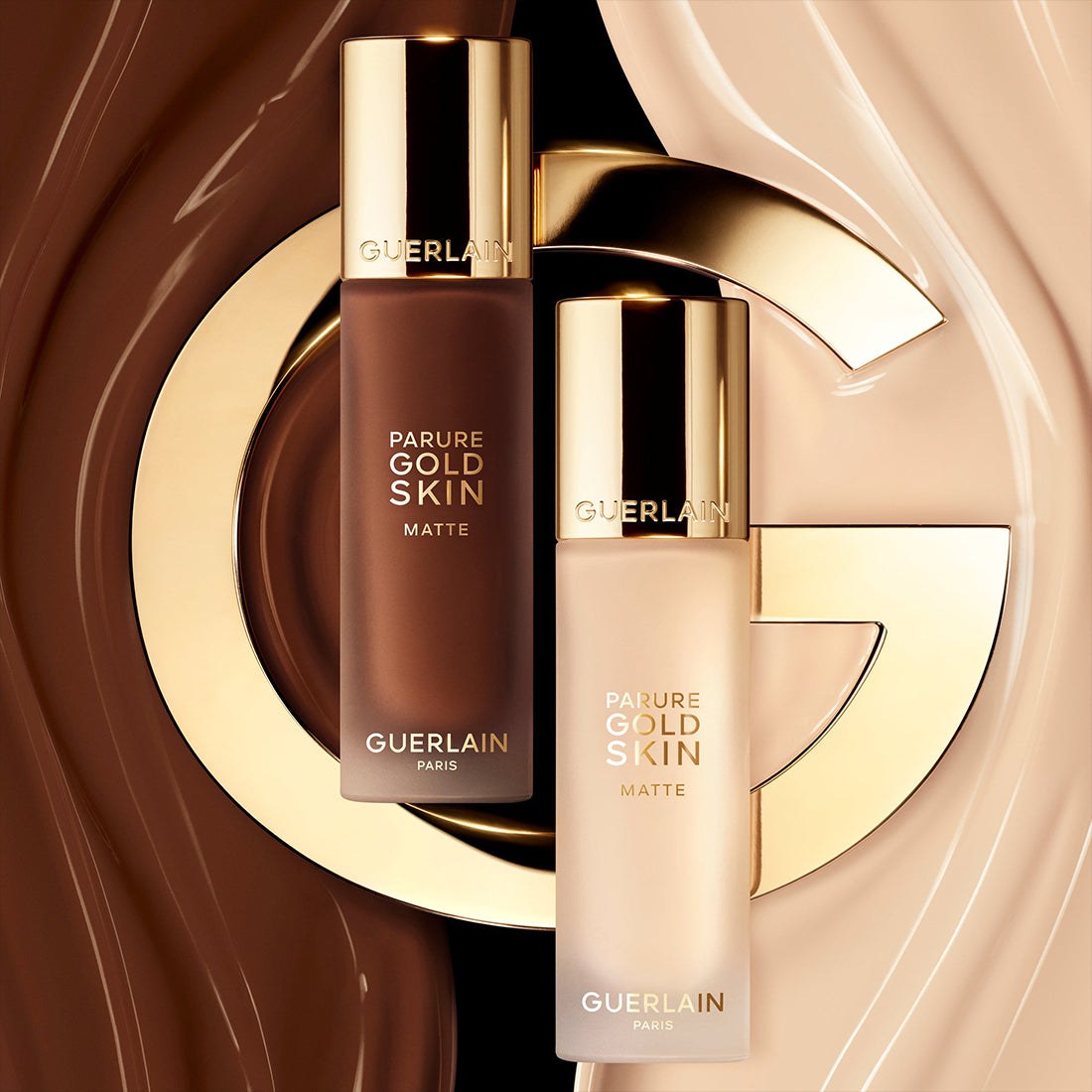 Parure Gold Skin Matte Fond De Teint Fluide Haute Perfection Sans Transfert Fondotinta Trattamento Lunga Tenuta Effetto Matte 3N_GUE043584_Guerlain-4