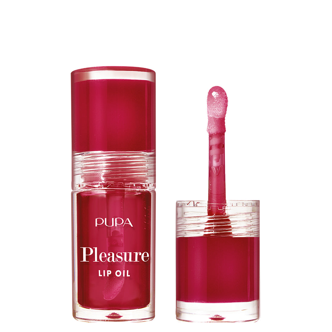 Pleasure Lip Oil Olio-elisir labbra nutriente 004 Juicy Cherry_PUP020144A004_Pupa
