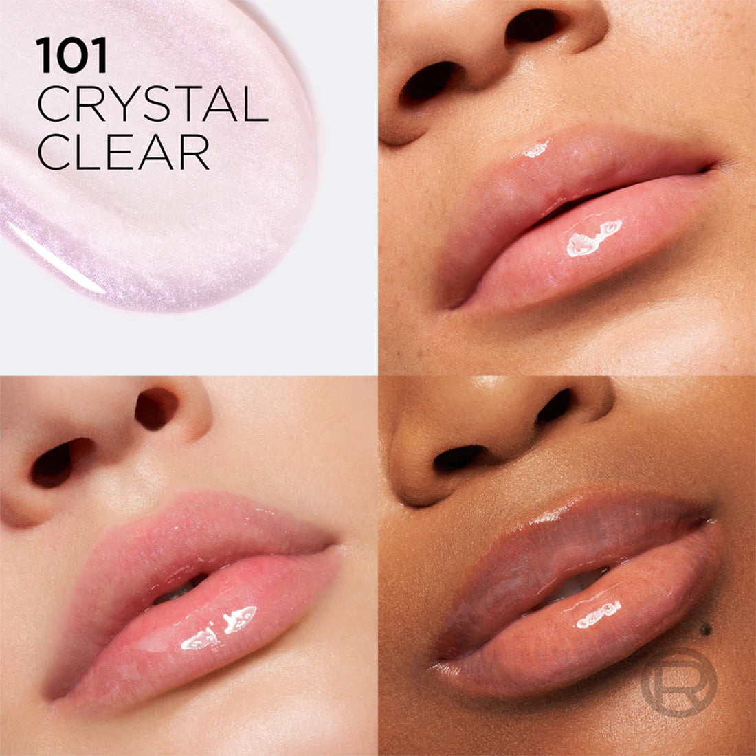 Plump Ambition Lip Oil Lucidalabbra Volumizzante con acido ialuronico 101 Cristal Clear_COR892100_L'Oreal-2