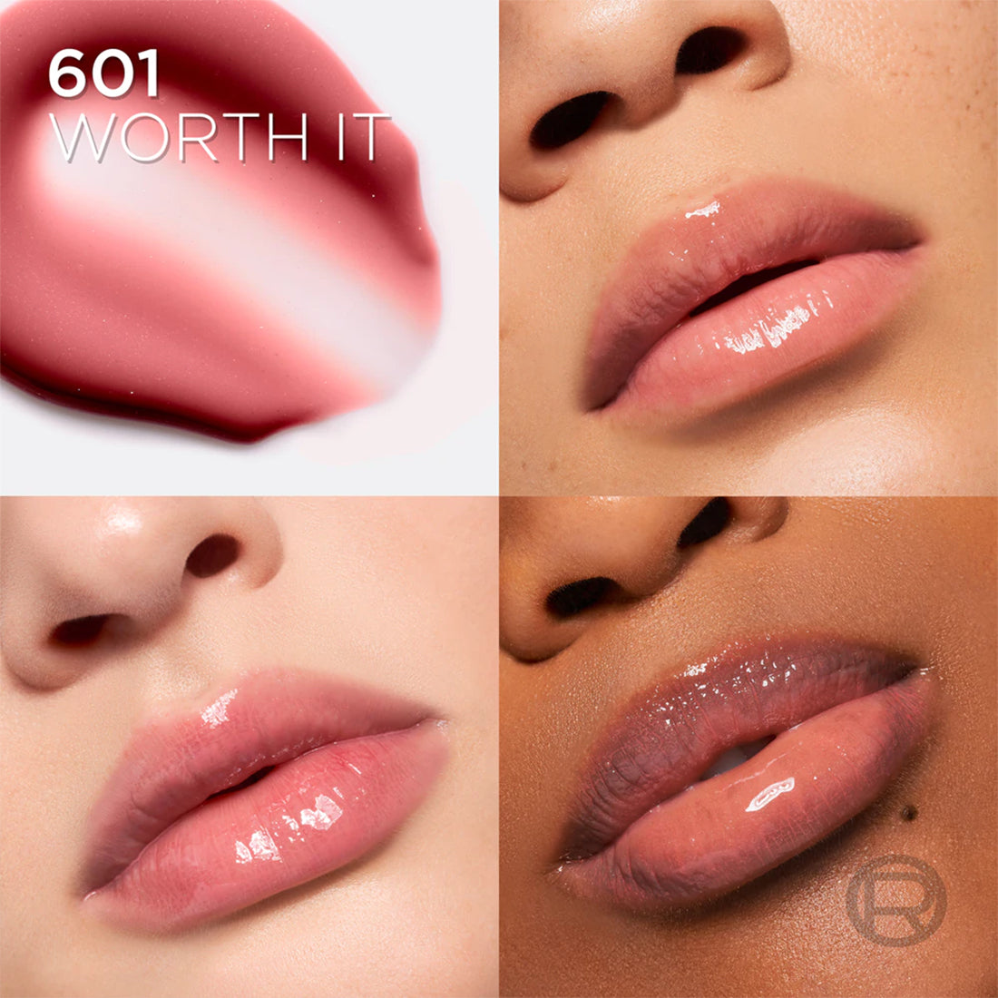 Plump Ambition Lip Oil Lucidalabbra Volumizzante con acido ialuronico 601 Worth It_COR892300_L'Oreal-2