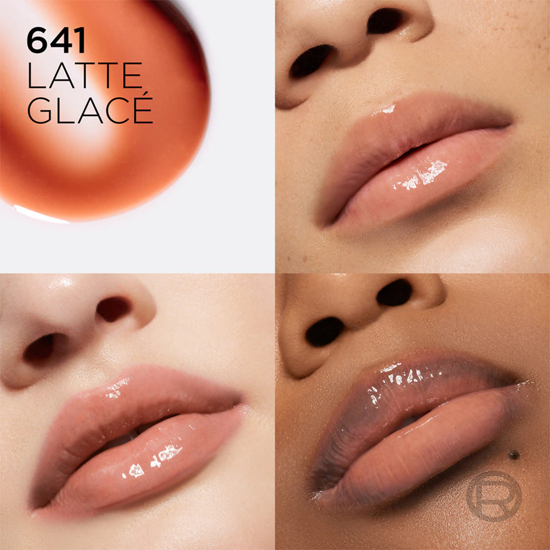 Plump Ambition Lip Oil Lucidalabbra Volumizzante con acido ialuronico 641 Latte Glace_COR892400_L'Oreal-2