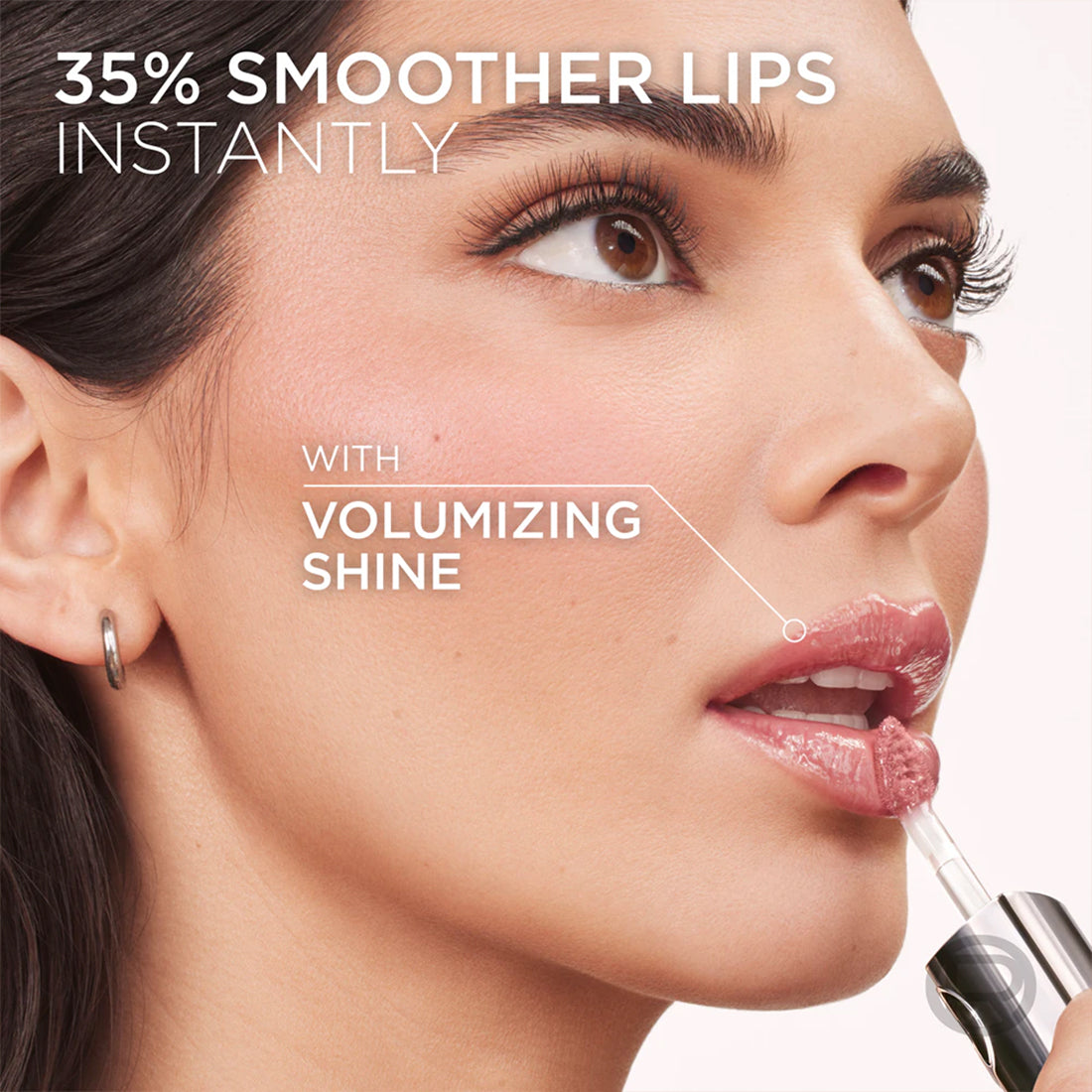 Plump Ambition Lip Oil Lucidalabbra Volumizzante con acido ialuronico 650 Nude Macaron_COR892500_L'Oreal-3