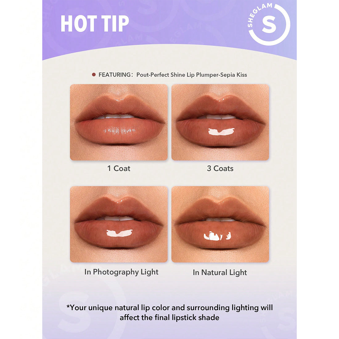 Pout Perfect Shine Lip Pumpler Sepia Kiss_SHE027_SHEGLAM-6
