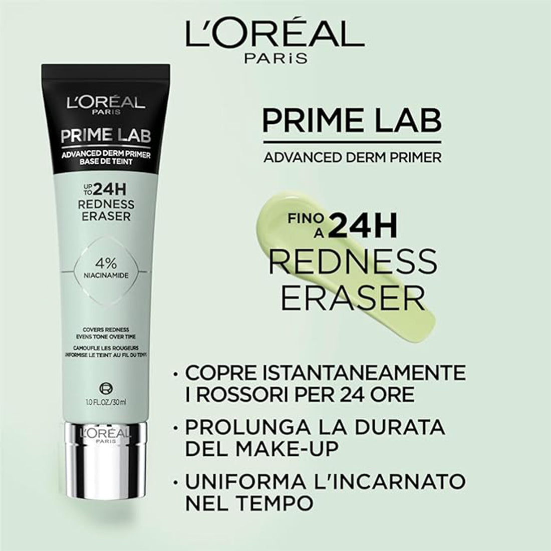 Prime Lab Up To 24H Redness Eraser Primer Anti Rossore 30 ML_COR543400_L'Oreal-2