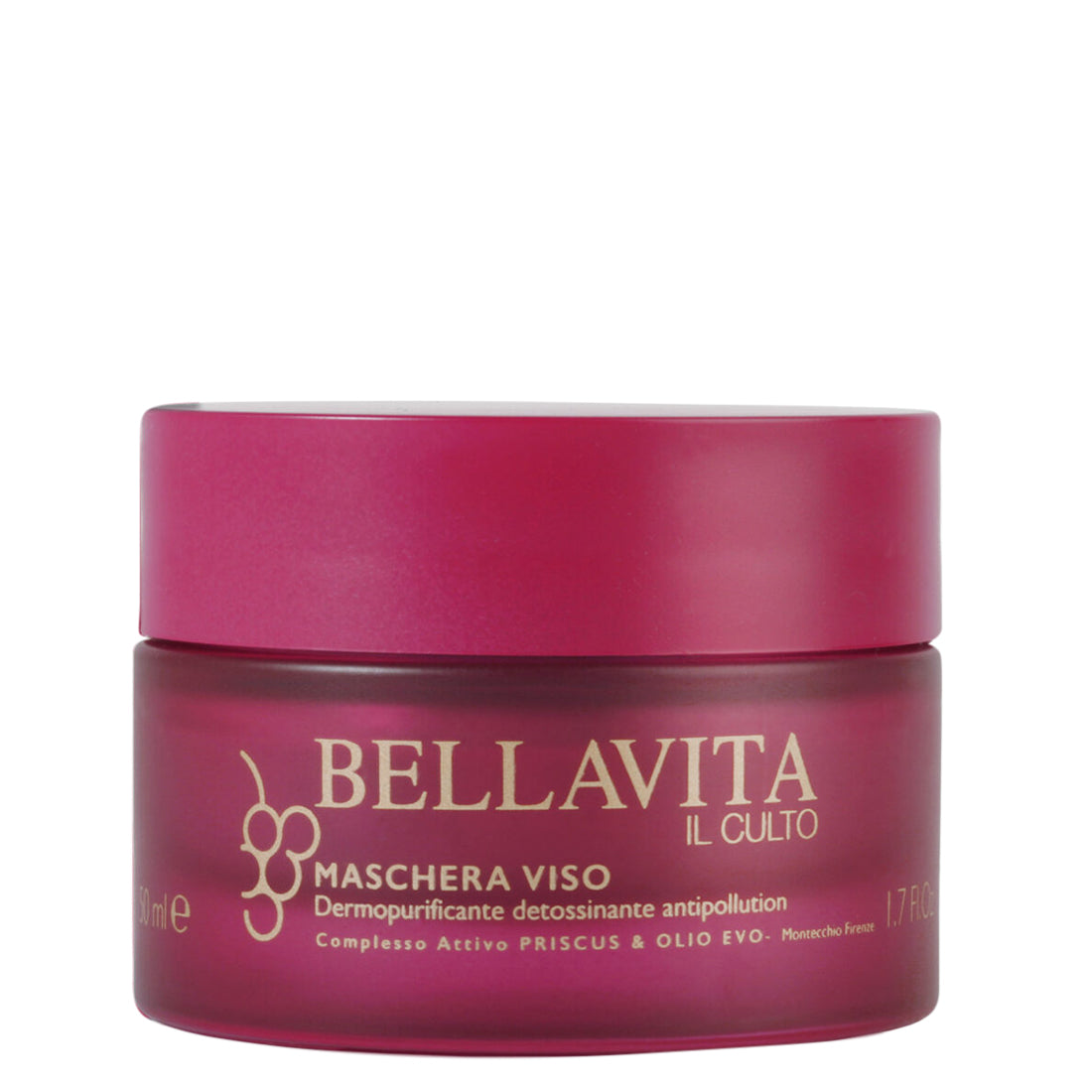 Priscu e Olio Evo Maschera Viso Dermopurificante Detossidante 50 ML_BEL22_BELLAVITA IL CULTO