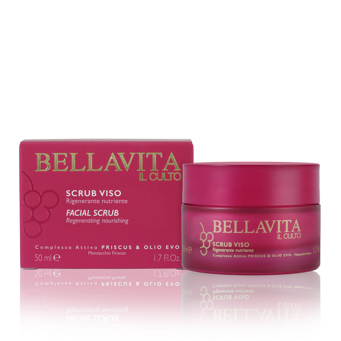 Priscu e Olio Evo Scrub Viso Rigenerante Nutriente 50 ML_BEL21_BELLAVITA IL CULTO-2