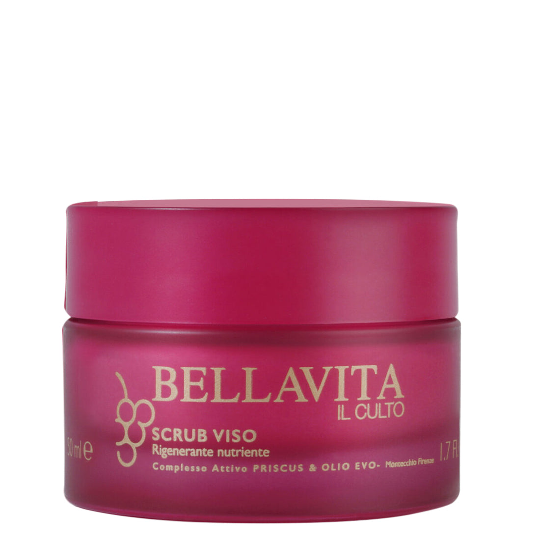 Priscu e Olio Evo Scrub Viso Rigenerante Nutriente 50 ML_BEL21_BELLAVITA IL CULTO
