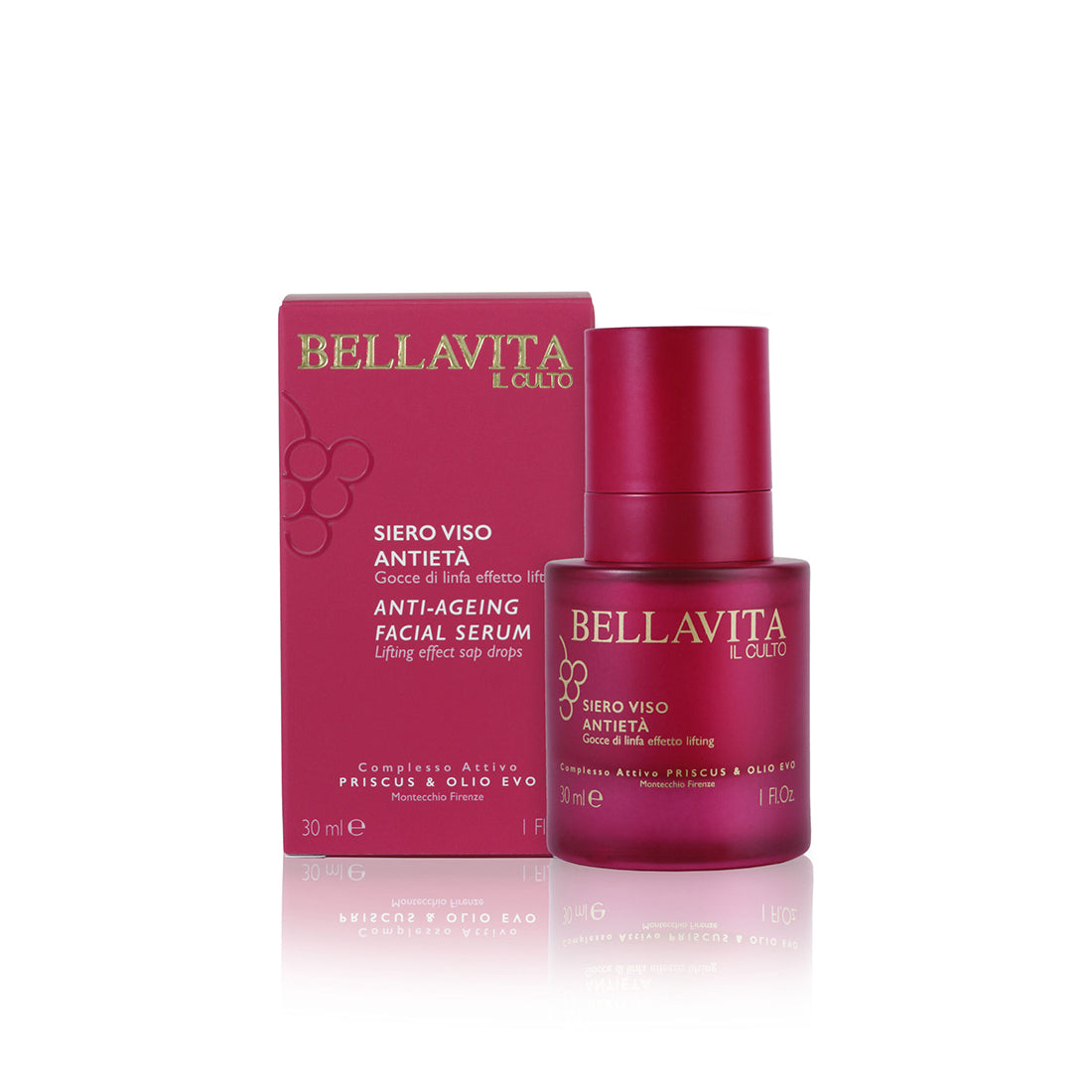 Priscus & Olio Evo Siero Viso Antietà Effetto Lifting 30 ML_BEL16_BELLAVITA IL CULTO-2