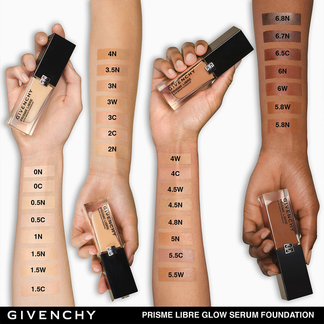 Prisme Libre Glow Serum Fondation Fondotinta Siero Finish Luminoso 2N_GIVP000324_Givenchy-5