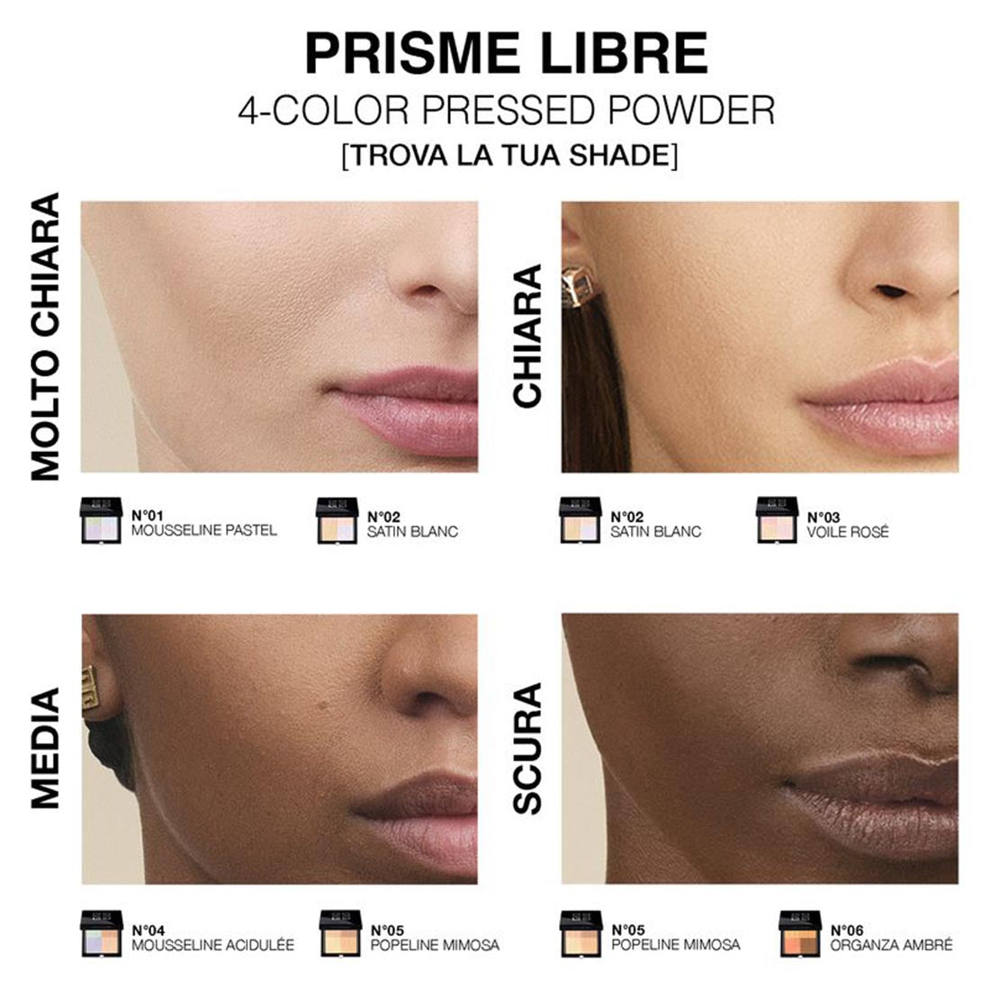 Prisme Libre Pressed Powder Poudre Visage Cipria Compatta 4 Colori 02 Satin Blanc_GIV000391_Givenchy-4