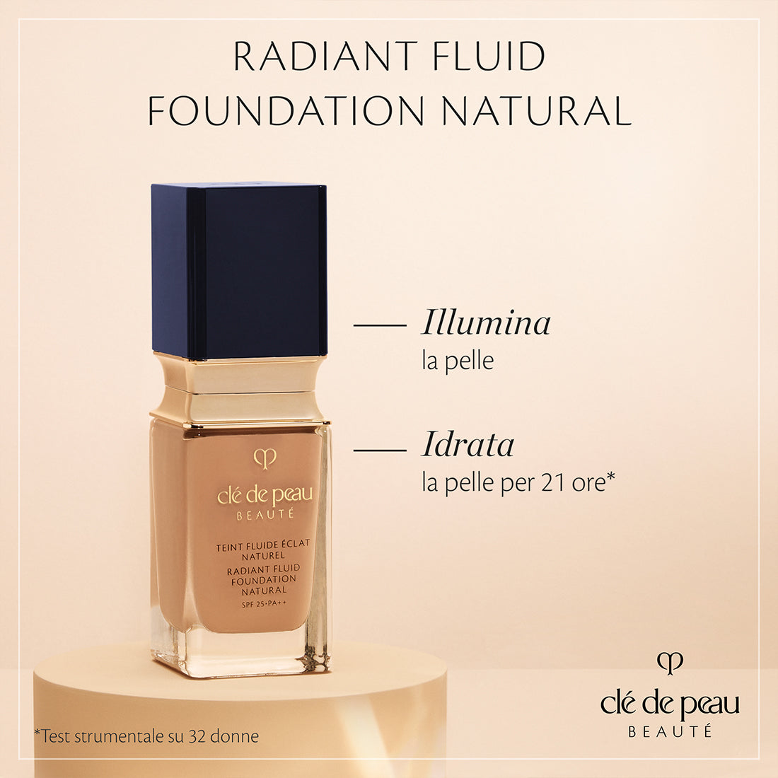 Radiant Fluid Foundation Natural Fondotinta Idratante Effetto Naturale BF10_CDP10116803301_CLE' DE PEAU BEAUTE'-4
