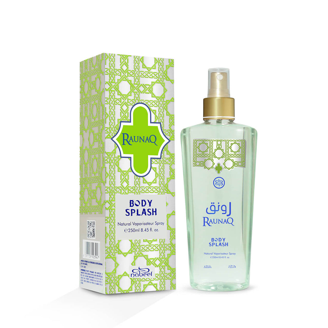 Raunaq Body Splash Acqua Profumata Corpo 250 ML_NBE3947_NABEEL-2