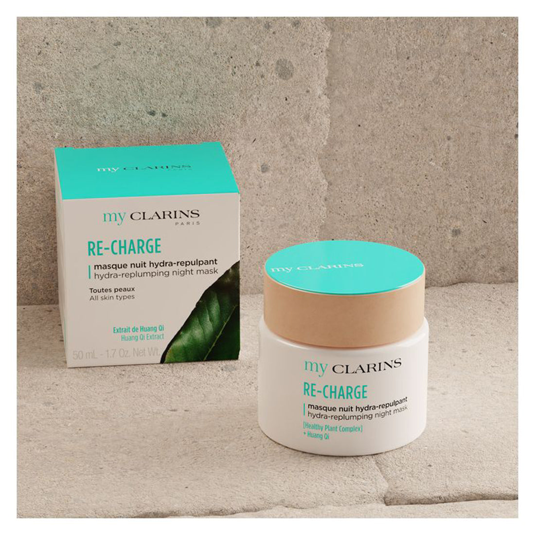 Re-Charge Masque Nuit Hydra Repulpant Maschera Notte Rimpolpante 50 ML_CLA80102031_Clarins-5