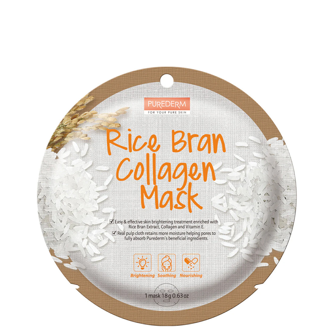 Rice Bran Collagen Mask_PURADS811_PUREDERM