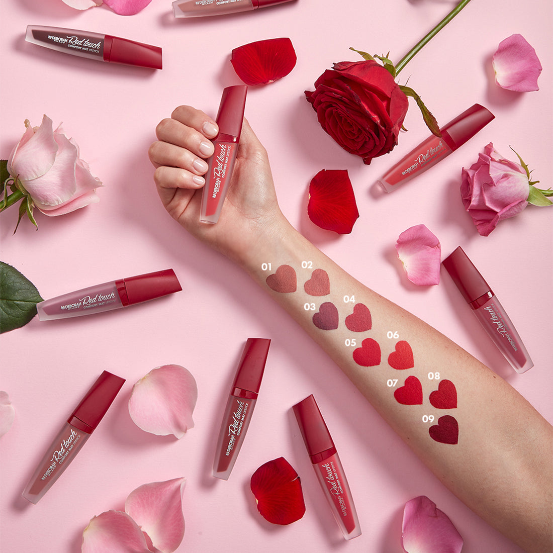 Rossetto Red Touch Rossetto Liquido 06 Bright Red_DEB10506_Deborah-2