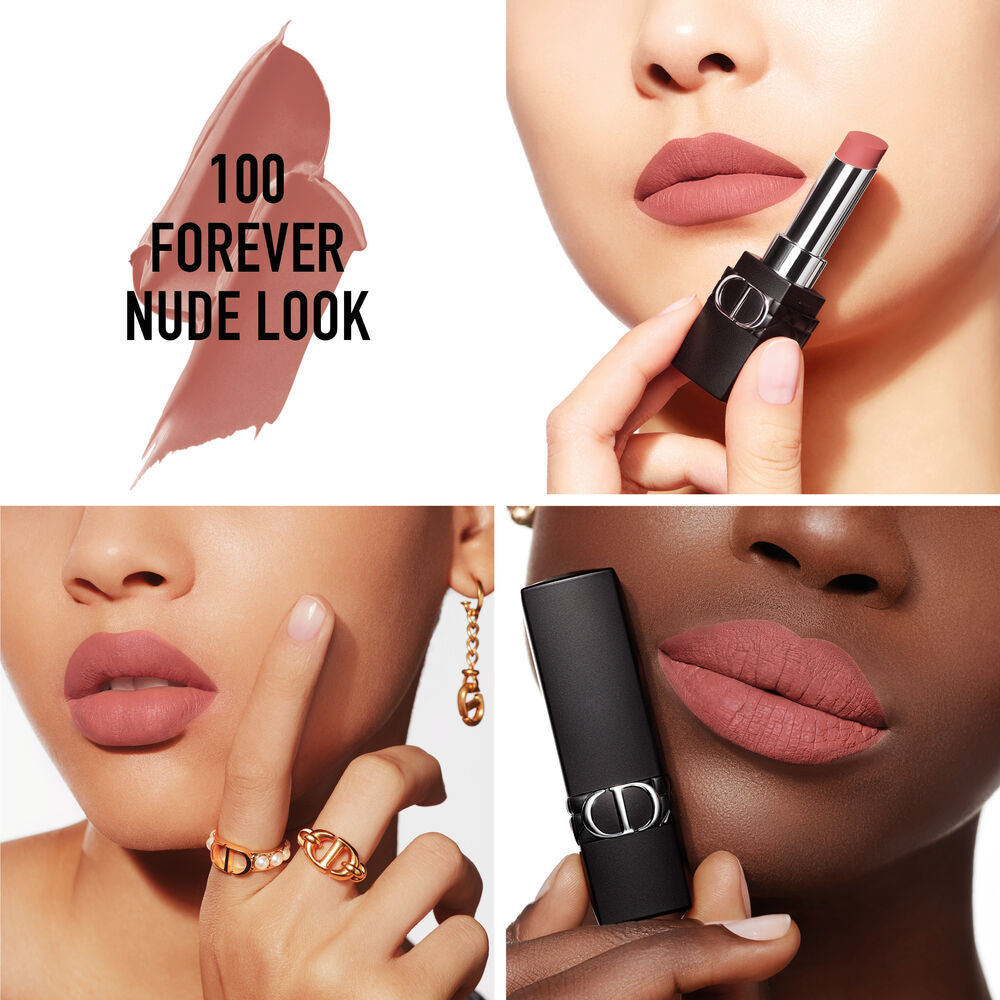 Rouge Dior Forever Rossetto no transfer – mat ultra-pigmentato – comfort effetto labbra nude 100 Forever Nude Look_CDC030800100_Dior-2