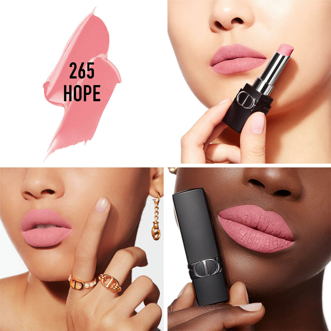 Rouge Dior Forever Rossetto no transfer – mat ultra-pigmentato – comfort effetto labbra nude 265 Hope_CDC030800265_Dior-2