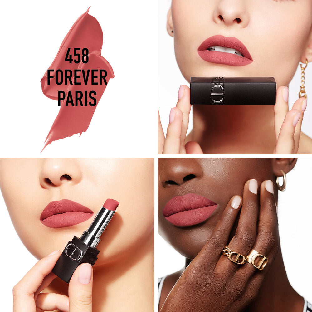 Rouge Dior Forever Rossetto no transfer – mat ultra-pigmentato – comfort effetto labbra nude 458 Forever Paris_CDC030800458_Dior-2