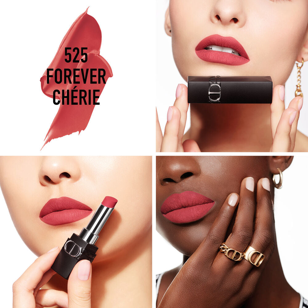Rouge Dior Forever Rossetto no transfer – mat ultra-pigmentato – comfort effetto labbra nude 525 Forever Chèrie_CDC030800525_Dior-2
