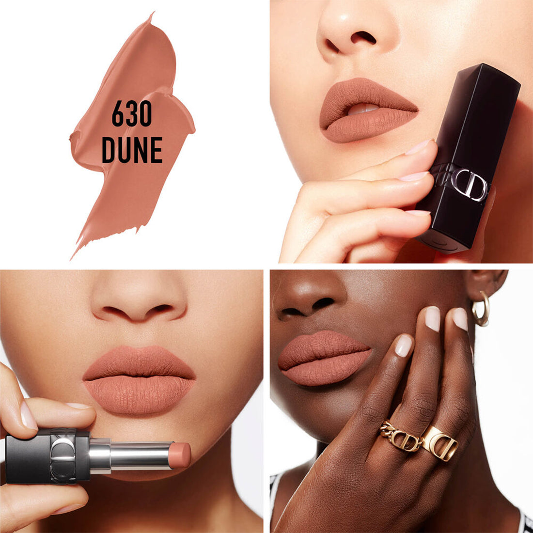 Rouge Dior Forever Rossetto no transfer – mat ultra-pigmentato – comfort effetto labbra nude 630 Dune_CDC030800630_Dior-2