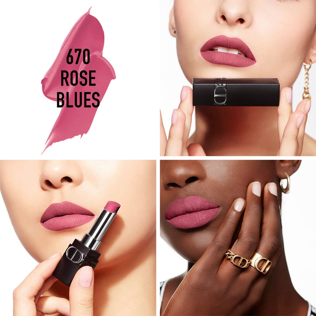Rouge Dior Forever Rossetto no transfer – mat ultra-pigmentato – comfort effetto labbra nude 670 Rose Blues_CDC030800670_Dior-2