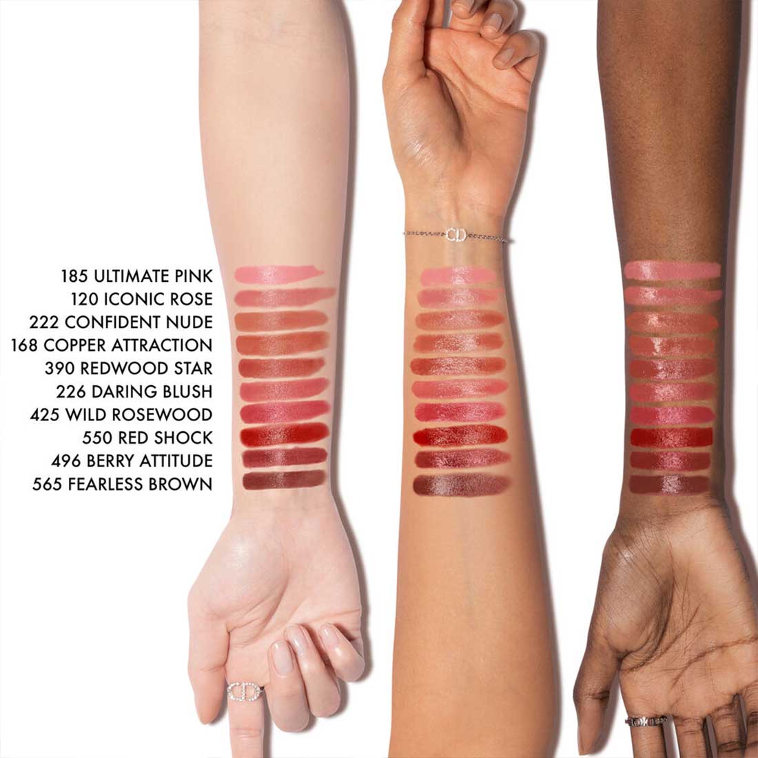 Rouge Dior On Stage Rossetto dal finish brillante e dalla tenuta estrema 120 Iconic Rose_CDE000000809_Dior-4