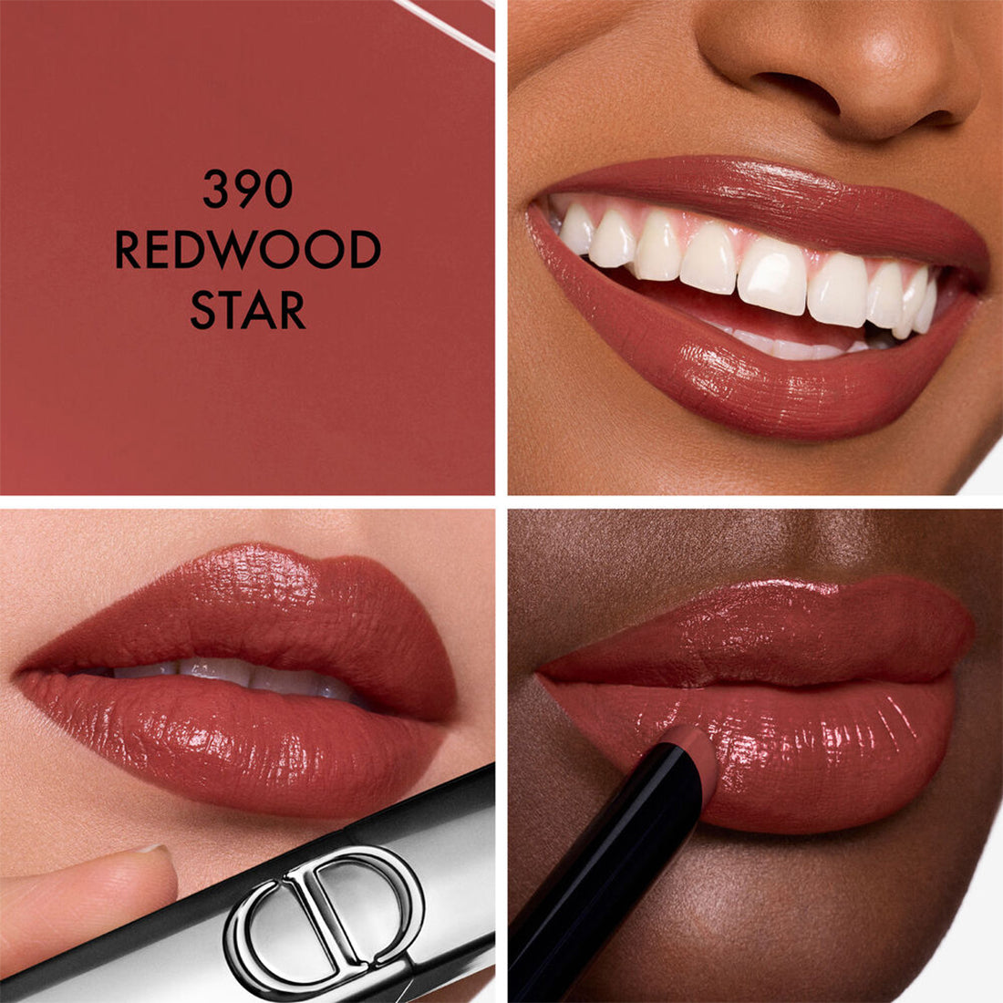 Rouge Dior On Stage Rossetto dal finish brillante e dalla tenuta estrema 390 Redwood Star_CDE000000806_Dior-2