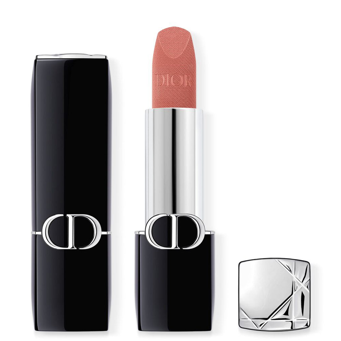 Rouge Dior Rossetto comfort e lunga tenuta finish Velvet 100 Nude Look_CDC035600100_Dior